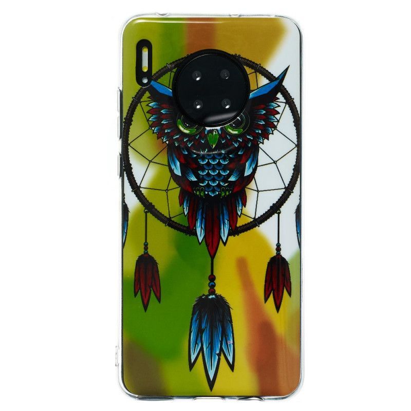 Kryt Huawei Mate 30 Pro Fluorescenční Sova Lapač Snů