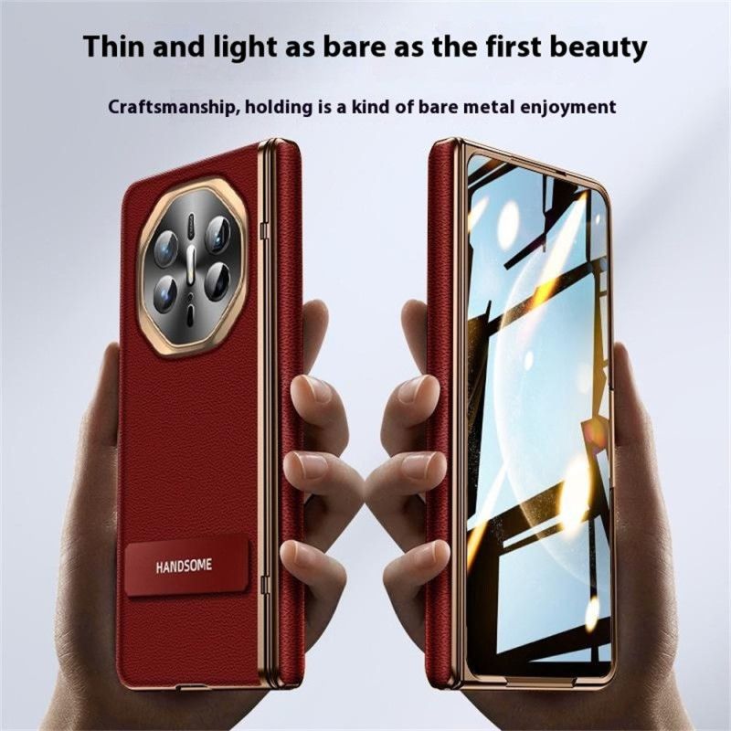 Kryt Huawei Mate X6 Texturovaná Umělá Kůže S Ochranou Obrazovky