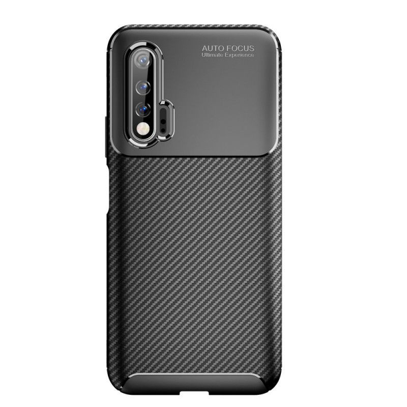 Kryt Huawei Nova 6 Flexibilní Textura Uhlíkových Vláken
