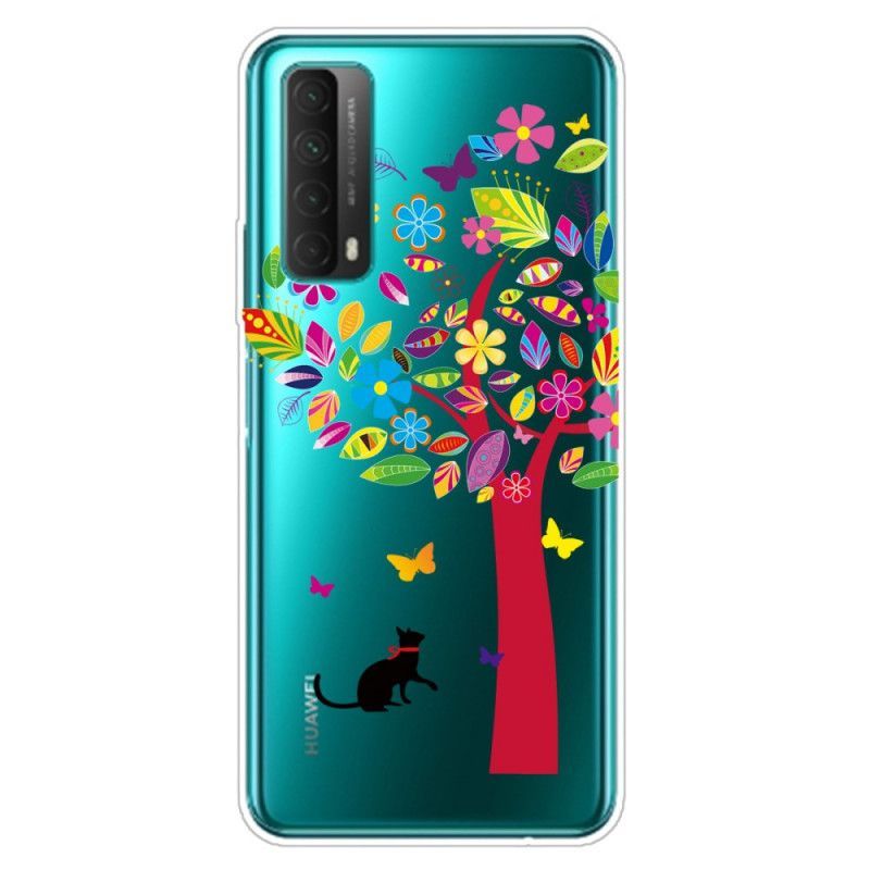 Kryt Huawei P Smart 2021 Kočka Pod Stromečkem