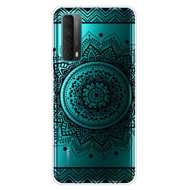 Kryt Huawei P Smart 2021 Průhledná Květinová Mandala