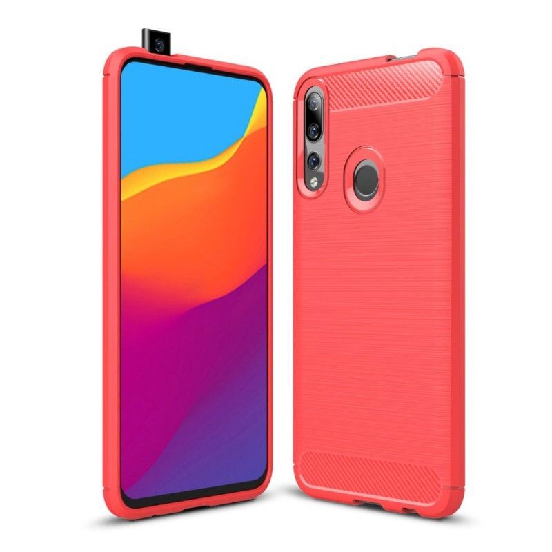 Kryt Huawei P Smart Z / Čest 9x Kartáčované Uhlíkové Vlákno