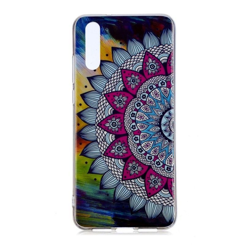 Kryt Huawei P20 Fluorescenční Barevná Mandala