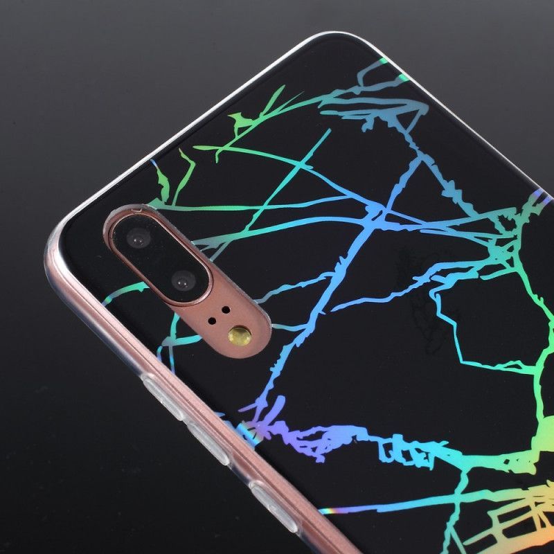 Kryt Huawei P20 Laserový Mramor