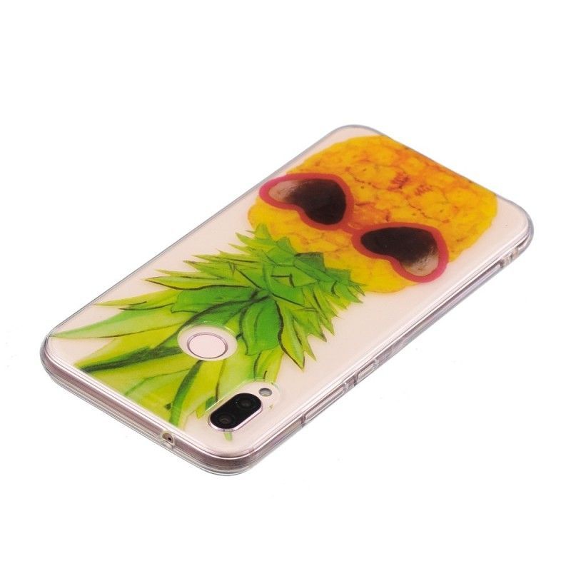 Kryt Huawei P20 Lite Průhledný Inkognito Ananas