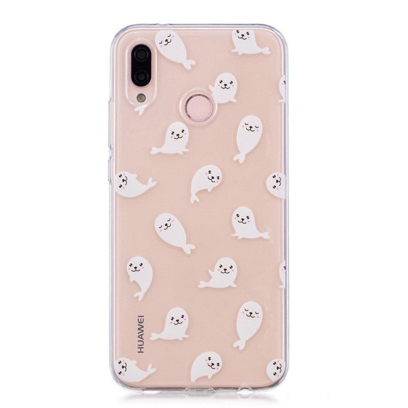 Kryt Huawei P20 Lite Transparentní Těsnění Zábavné