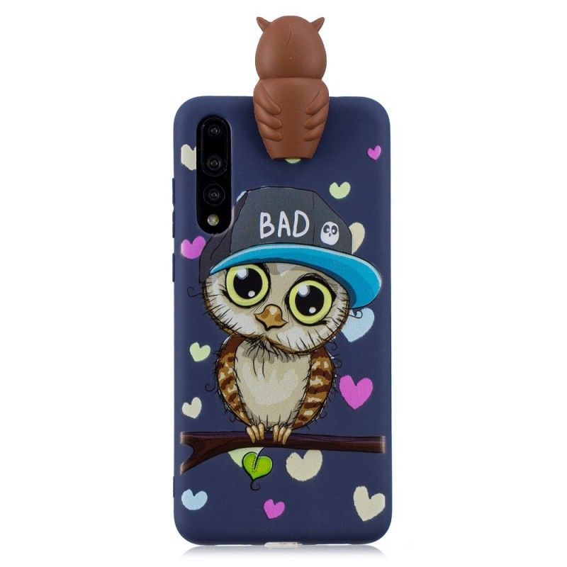 Kryt Huawei P20 Pro 3d Zábava Se Zlou Sovou