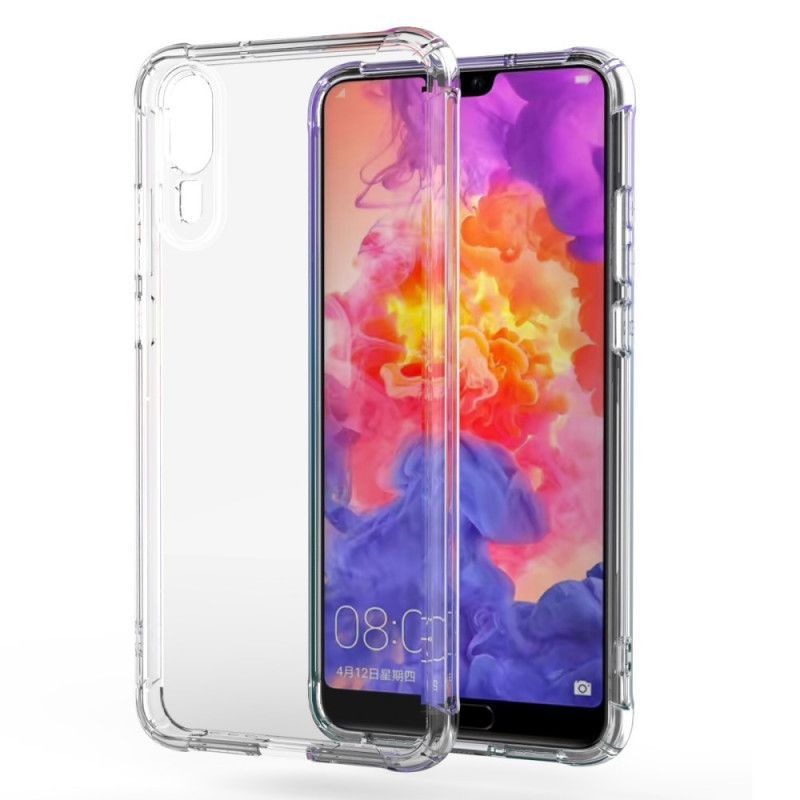 Kryt Huawei P20 Průhledné Závětří Ochranné Polštáře