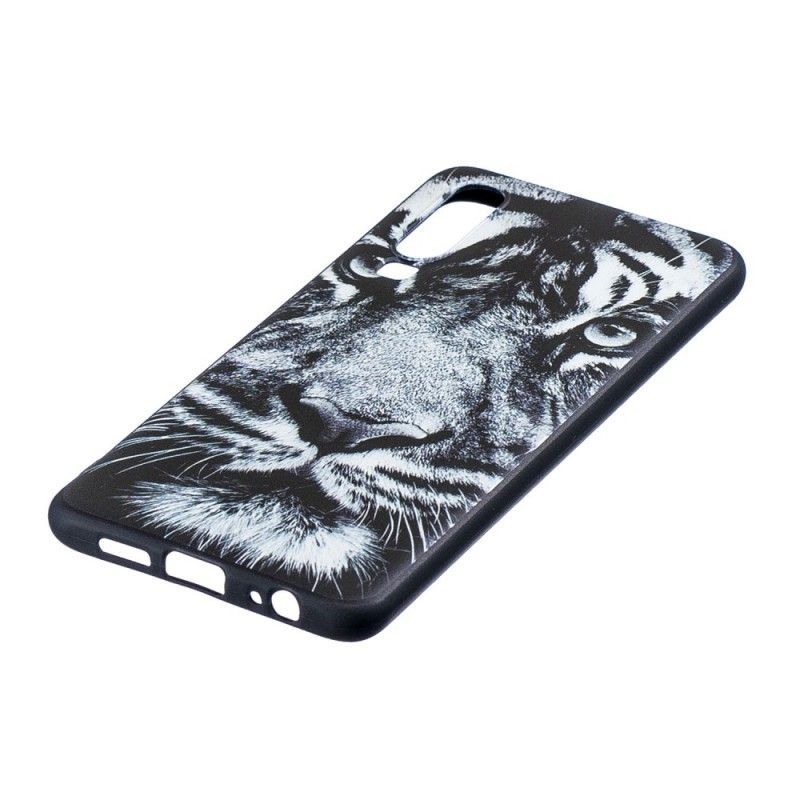 Kryt Huawei P30 Černý A Bílý Tygr
