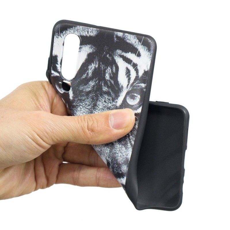 Kryt Huawei P30 Černý A Bílý Tygr