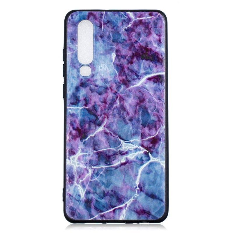 Kryt Huawei P30 Fialový Mramor