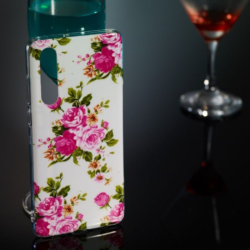 Kryt Huawei P30 Fluorescenční Květiny Svobody