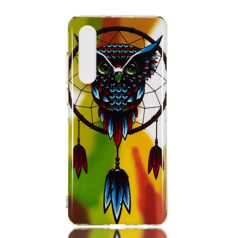 Kryt Huawei P30 Fluorescenční Lapač Snů Sovy
