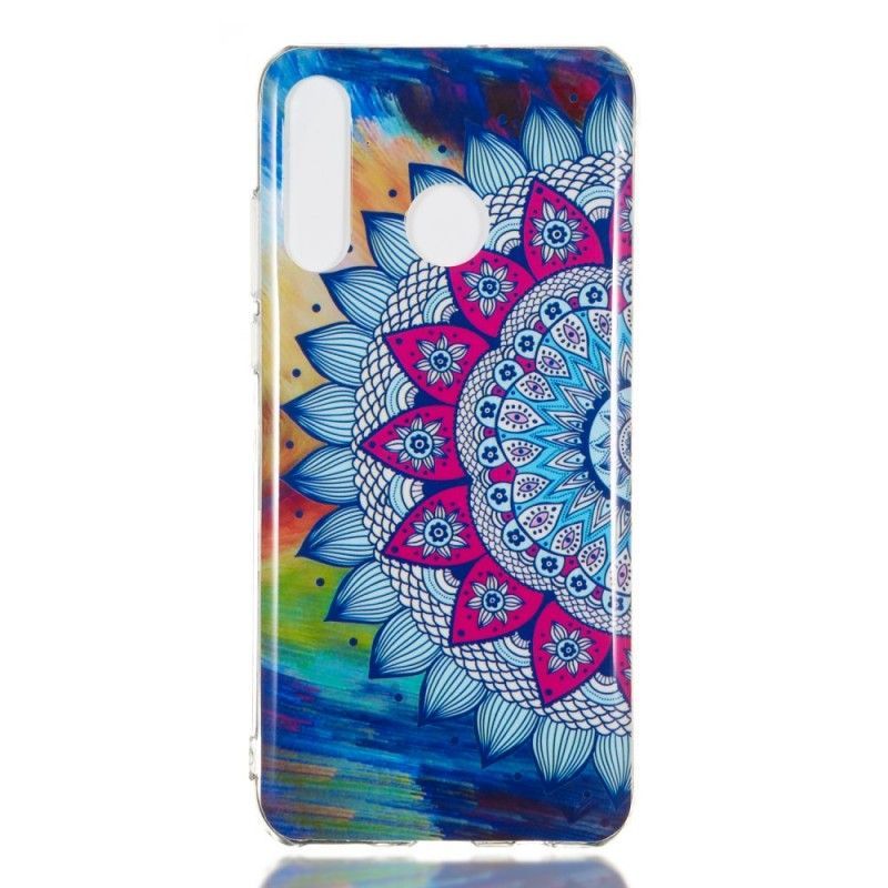 Kryt Huawei P30 Lite Fluorescenční Barevná Mandala