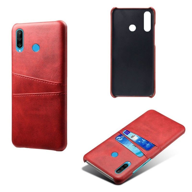 Kryt Huawei P30 Lite Kožený Držák Na Karty
