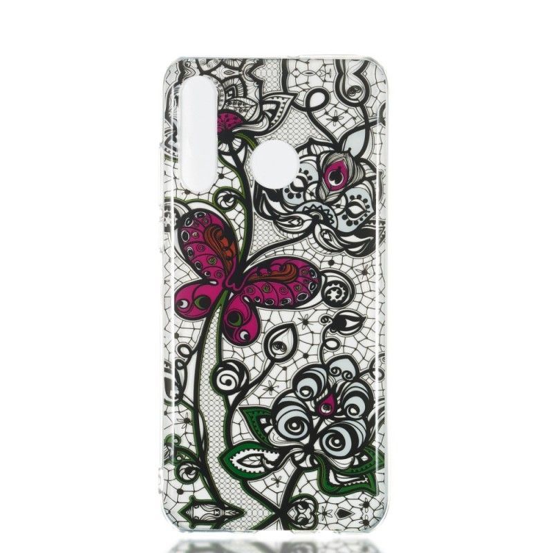 Kryt Huawei P30 Lite Motýl A Krajka