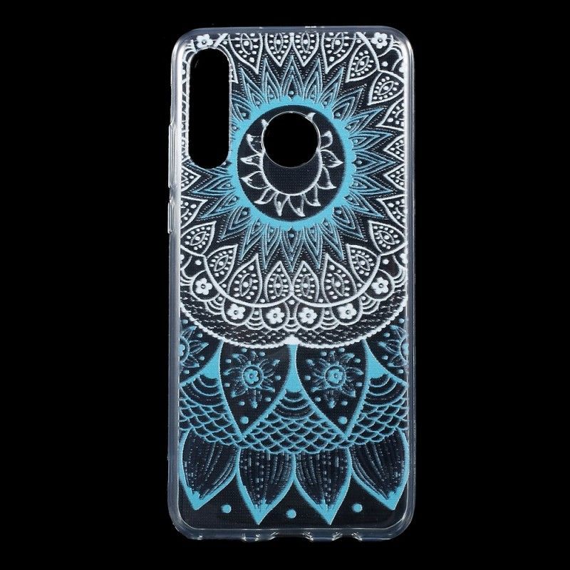 Kryt Huawei P30 Lite Průhledná Barevná Mandala