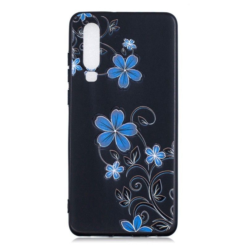 Kryt Huawei P30 Modré Květy