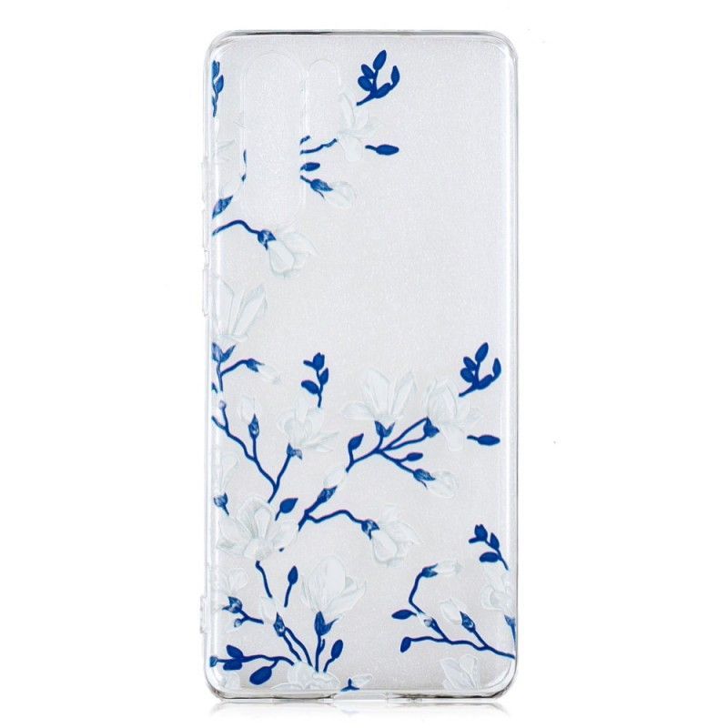 Kryt Huawei P30 Pro Bílé Květy