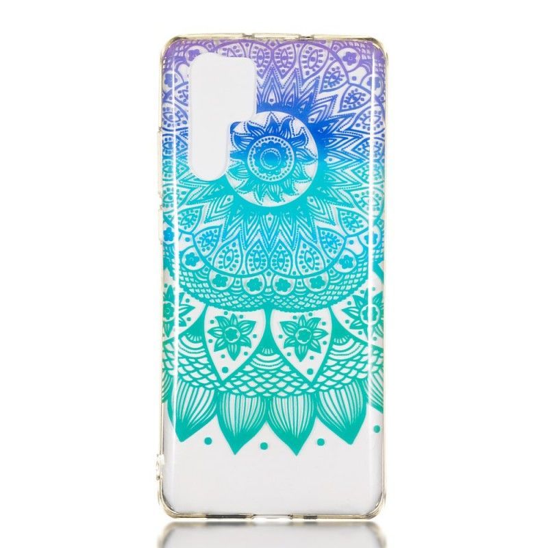 Kryt Huawei P30 Pro Průhledná Barevná Mandala