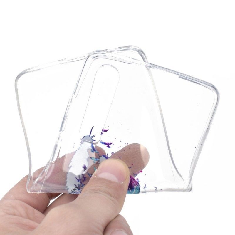 Kryt Huawei P30 Průhledné Peří