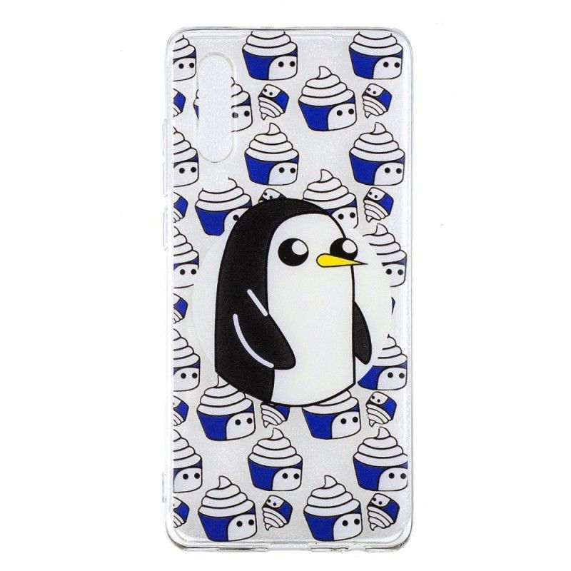 Kryt Huawei P30 Průhlední Tučňáci