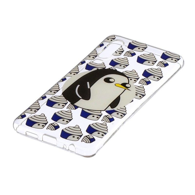 Kryt Huawei P30 Průhlední Tučňáci