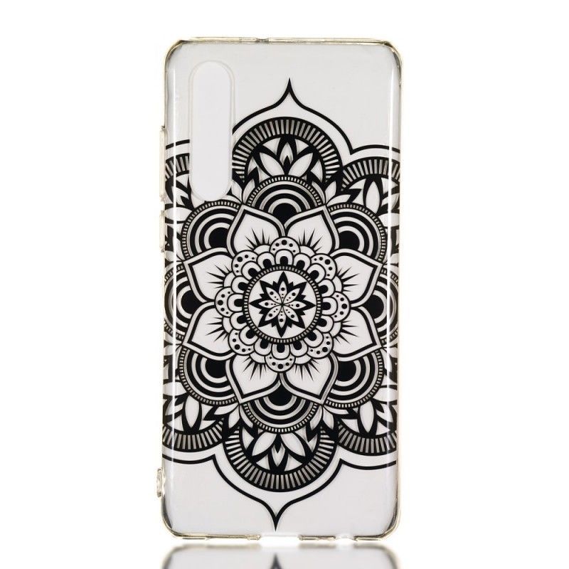 Kryt Huawei P30 Umění Černé Mandaly