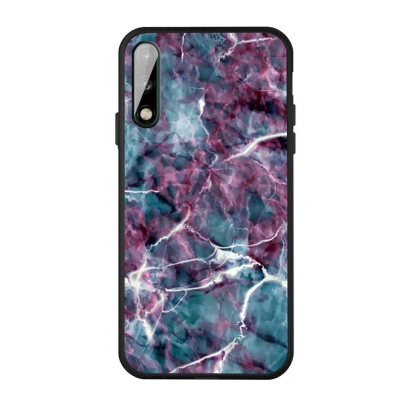 Kryt Huawei P40 Lite E / Y7p Fialový Mramor