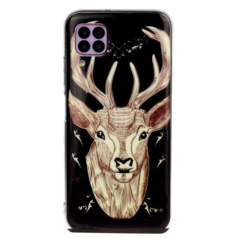 Kryt Huawei P40 Lite Fluoreskující Majestátní Jelen