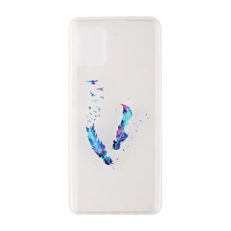 Kryt Huawei P40 Průhledné Peří