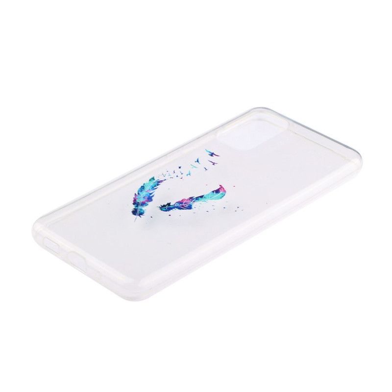 Kryt Huawei P40 Průhledné Peří