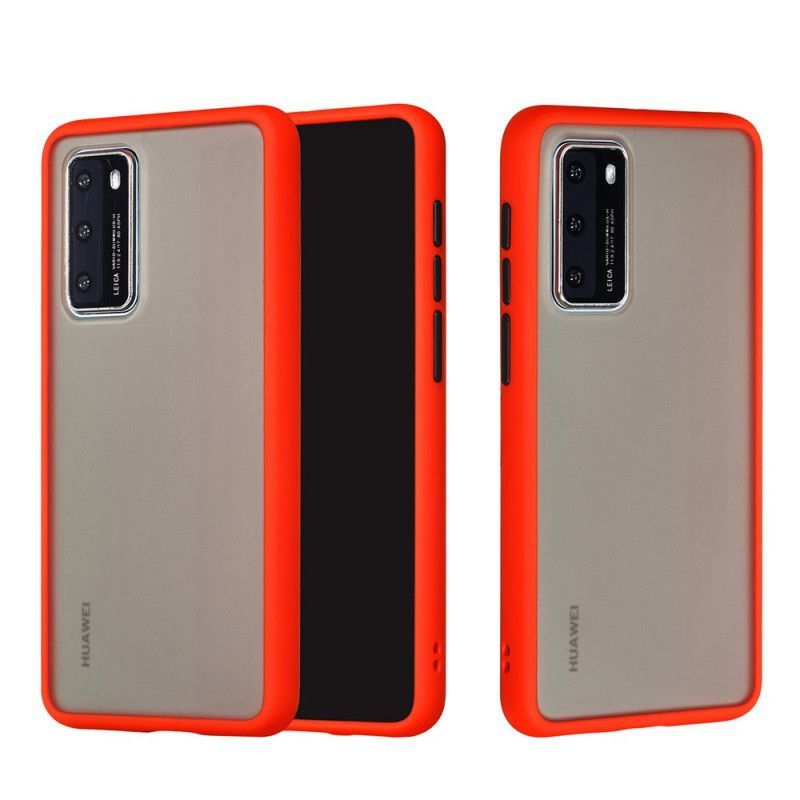 Kryt Huawei P40 Průhledný Barevný Obrys