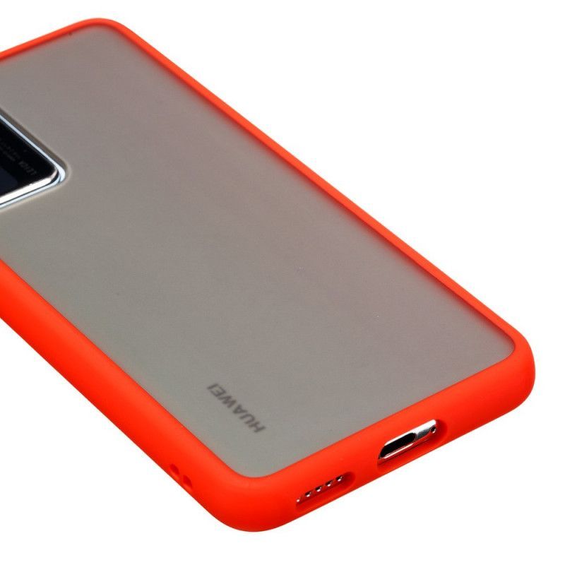 Kryt Huawei P40 Průhledný Barevný Obrys
