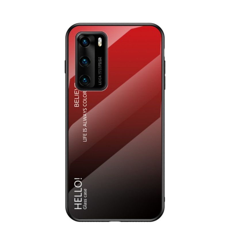 Kryt Huawei P40 Tvrzené Sklo Ahoj