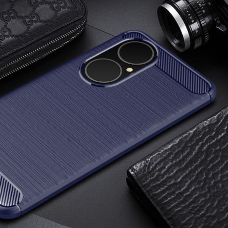 Kryt Huawei P50 Kartáčované Uhlíkové Vlákno