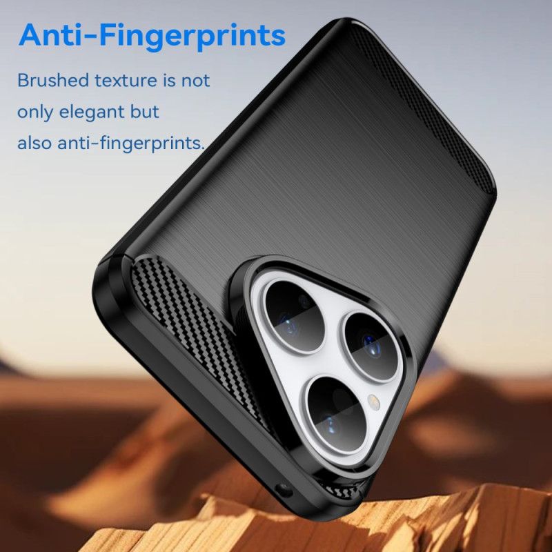 Kryt Huawei Pura 80 Kartáčované Uhlíkové Vlákno