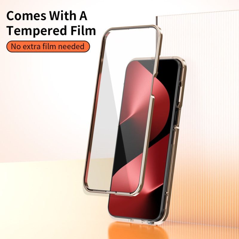 Kryt Huawei Pura 80 Kožený Design A Ochranná Fólie Z Tvrzeného Skla