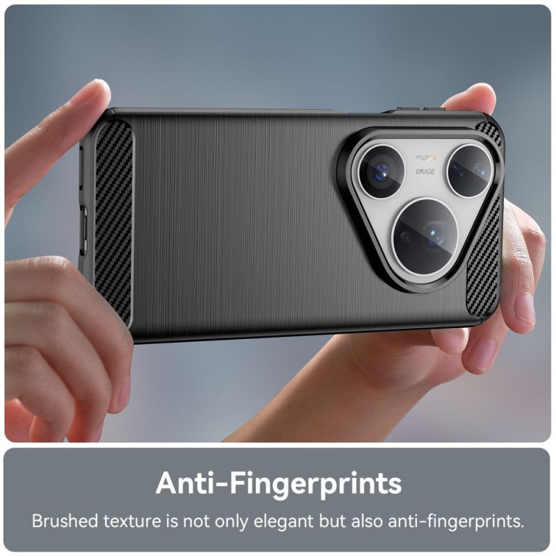 Kryt Huawei Pura 80 Pro Kartáčované Uhlíkové Vlákno