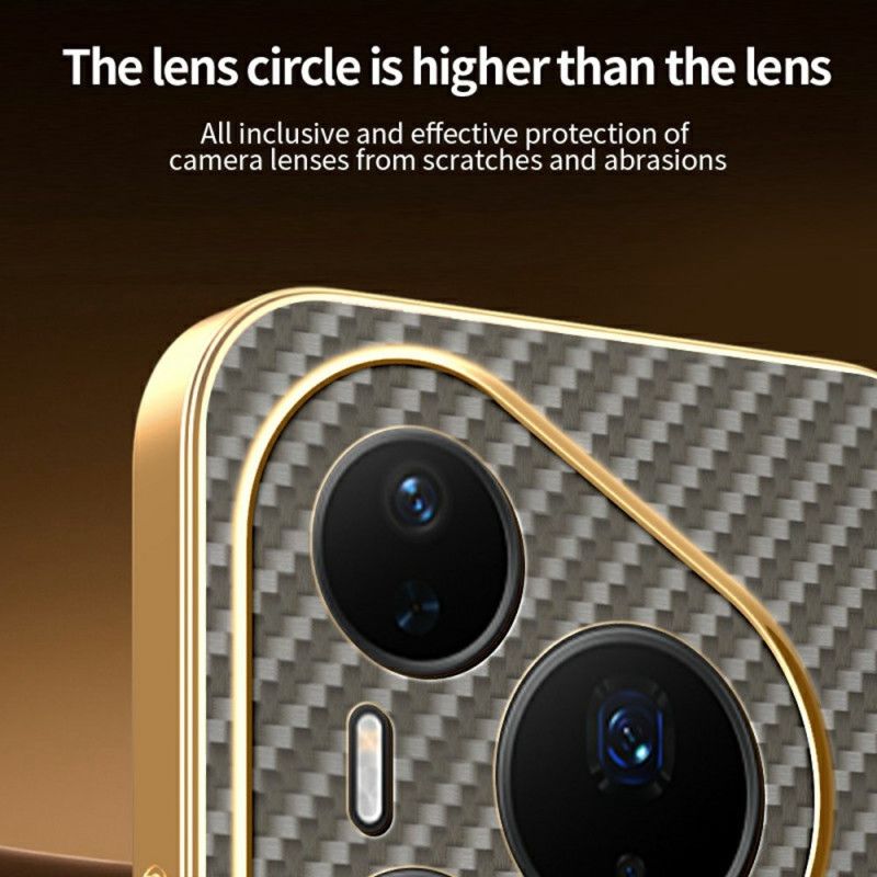 Kryt Huawei Pura 80 Pro Textura Z Uhlíkových Vláken