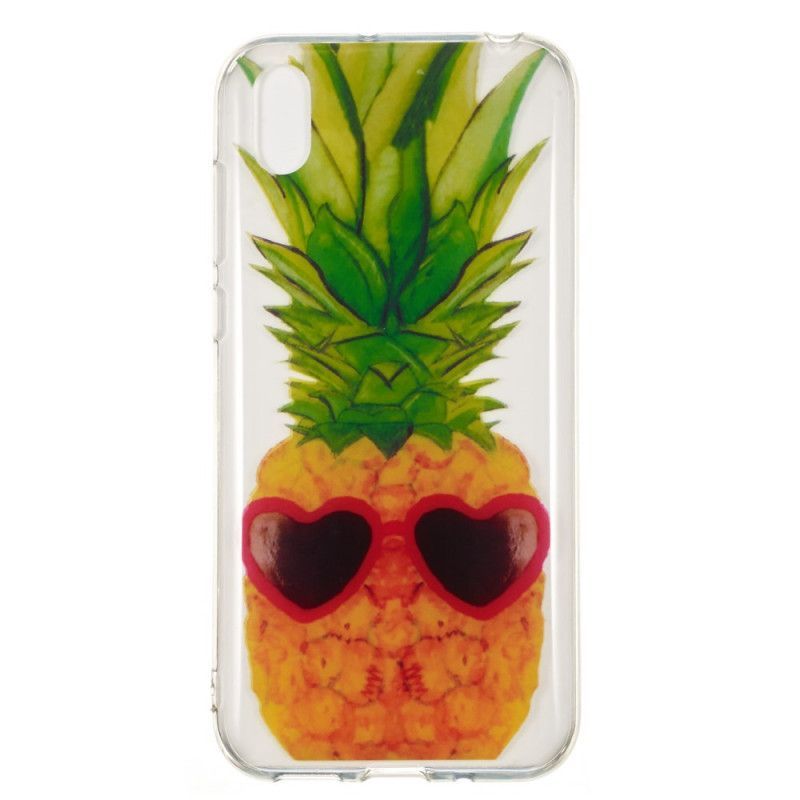 Kryt Huawei Y5 2019 / Čestný 8s Průhledný Inkognito Ananas
