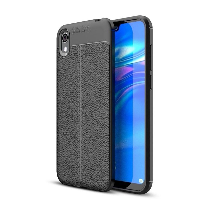 Kryt Huawei Y5 2019 / Honor 8s Litchi S Dvojitým Koženým Efektem