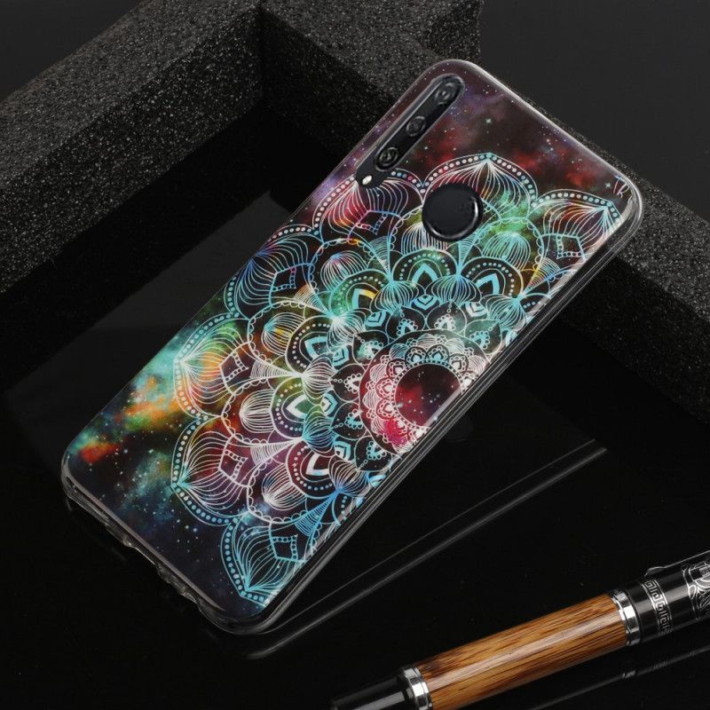 Kryt Huawei Y6p Fluorescenční Květinová Série