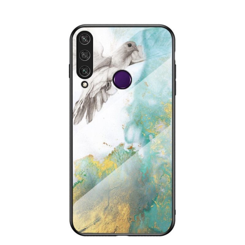 Kryt Huawei Y6p Mramorové Tvrzené Sklo
