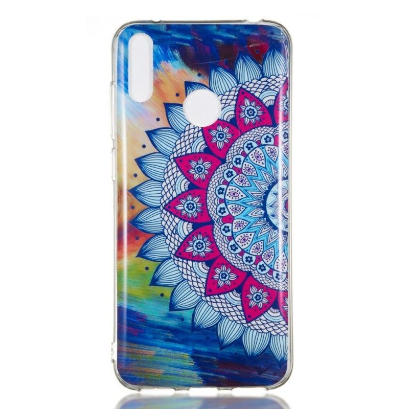 Kryt Huawei Y7 2019 Fluorescenční Barevná Mandala