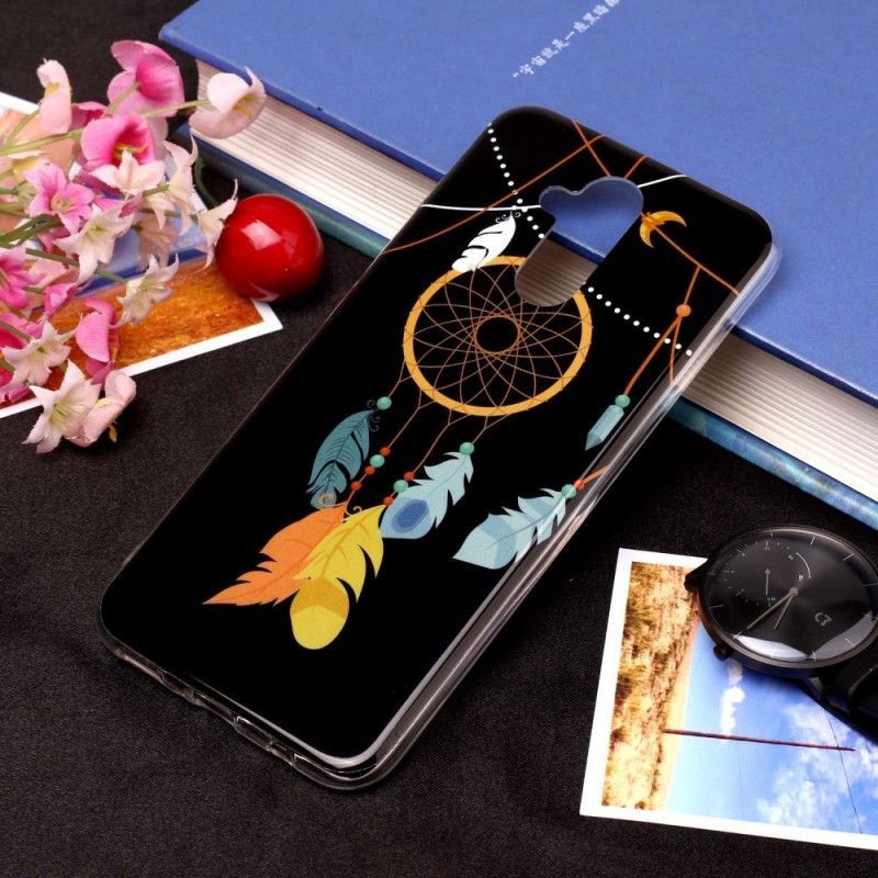 Kryt Na Huawei Mate 20 Lite Jedinečný Fluorescenční Lapač Snů