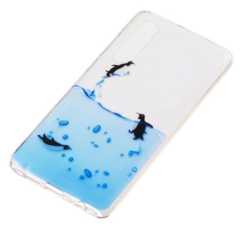 Kryt Na Huawei P30 Průhledná Hra S Tučňákem