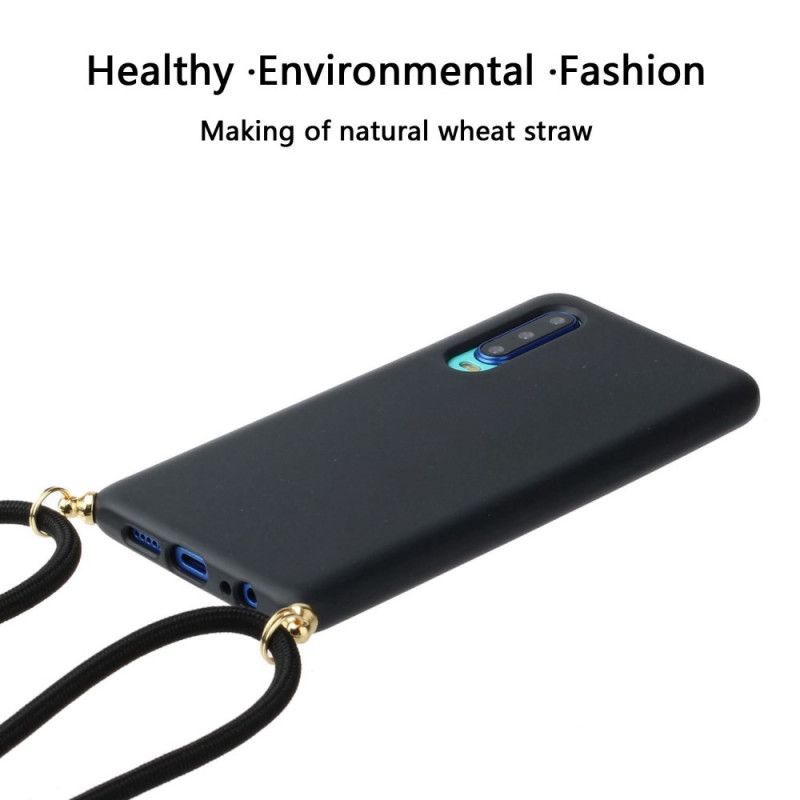 Kryt Na Huawei P30 Silikon S Barevnou Šňůrkou