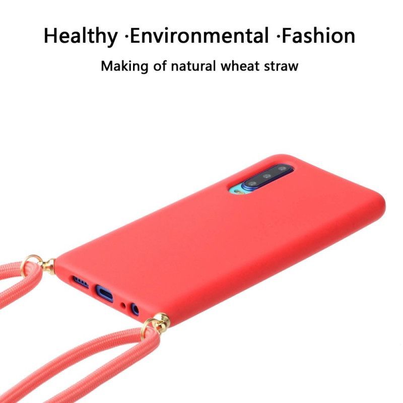 Kryt Na Huawei P30 Silikon S Barevnou Šňůrkou