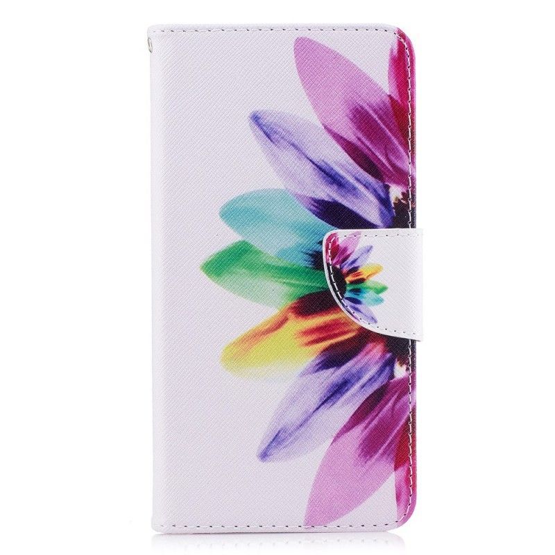 Peněženková Pouzdra Huawei Mate 10 Lite Akvarelová Květina